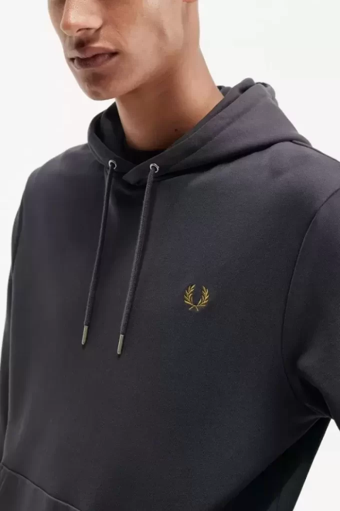 Sudaderas con capucha y ribete para hombre