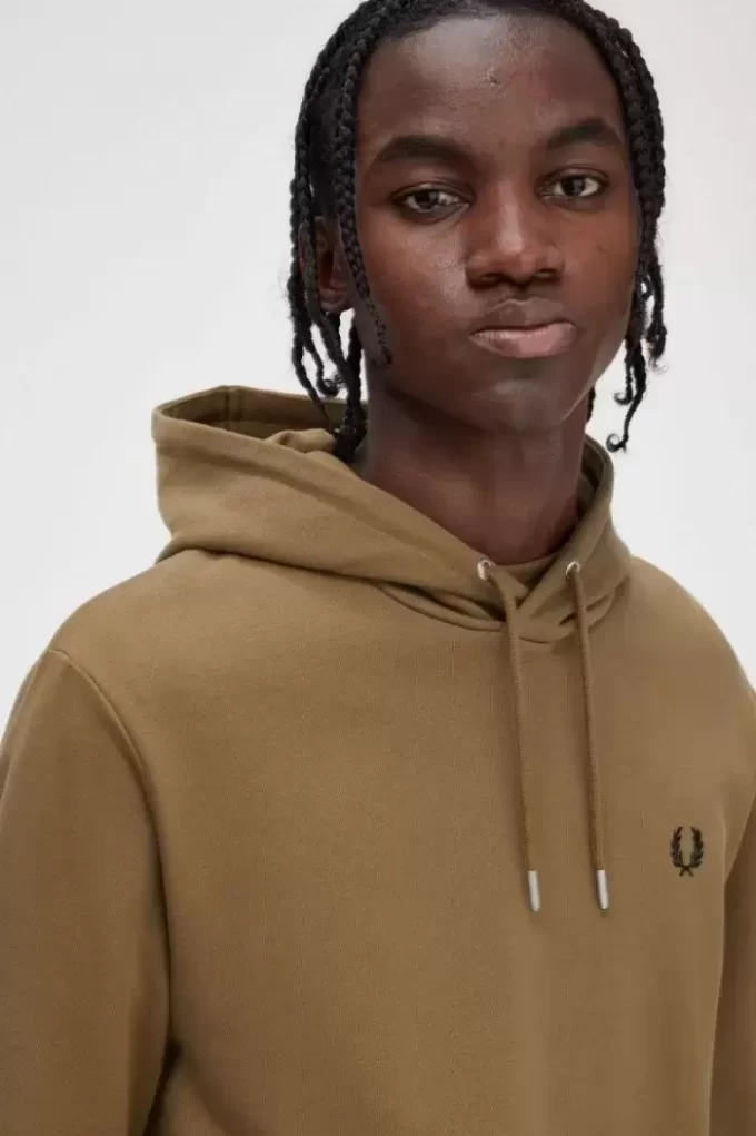 Sudaderas con capucha y ribete para hombre