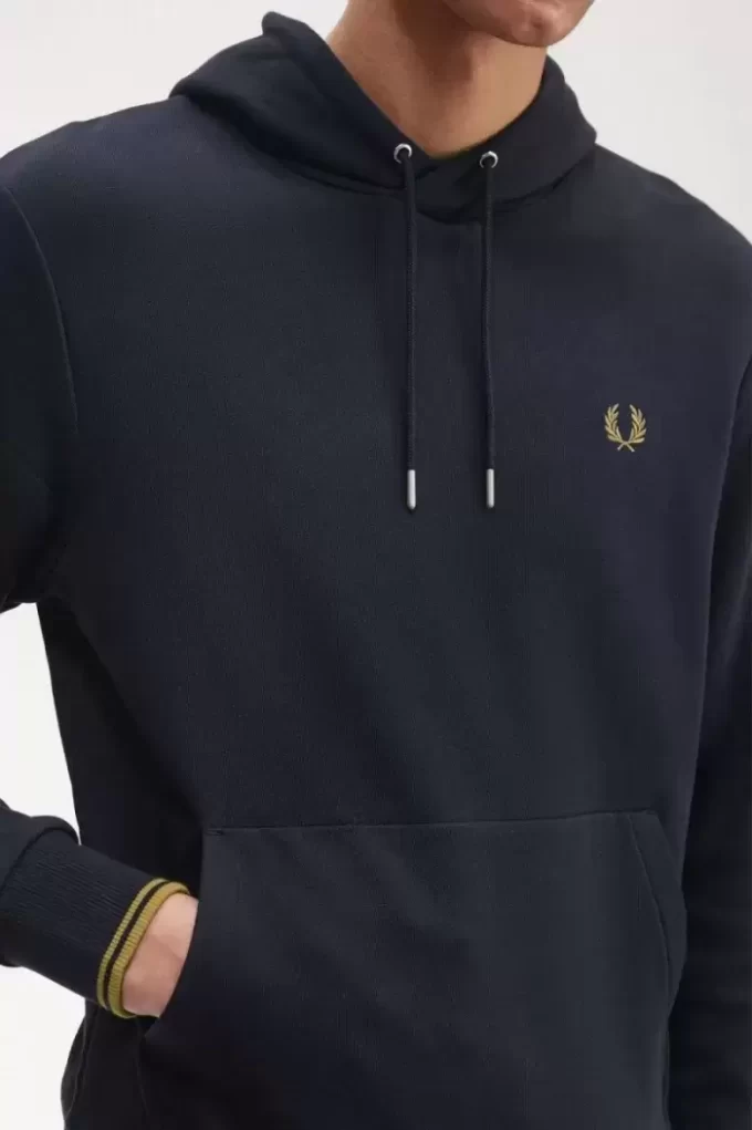 Sudaderas con capucha y ribete para hombre