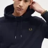 Sudaderas con capucha y ribete para hombre