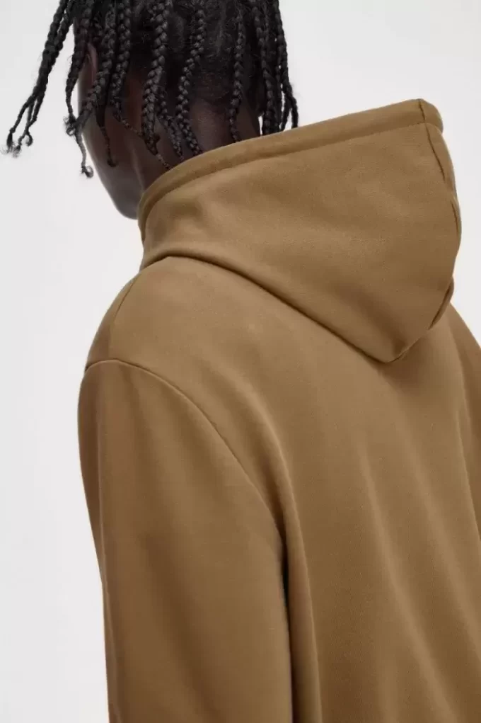 Sudaderas con capucha y ribete para hombre