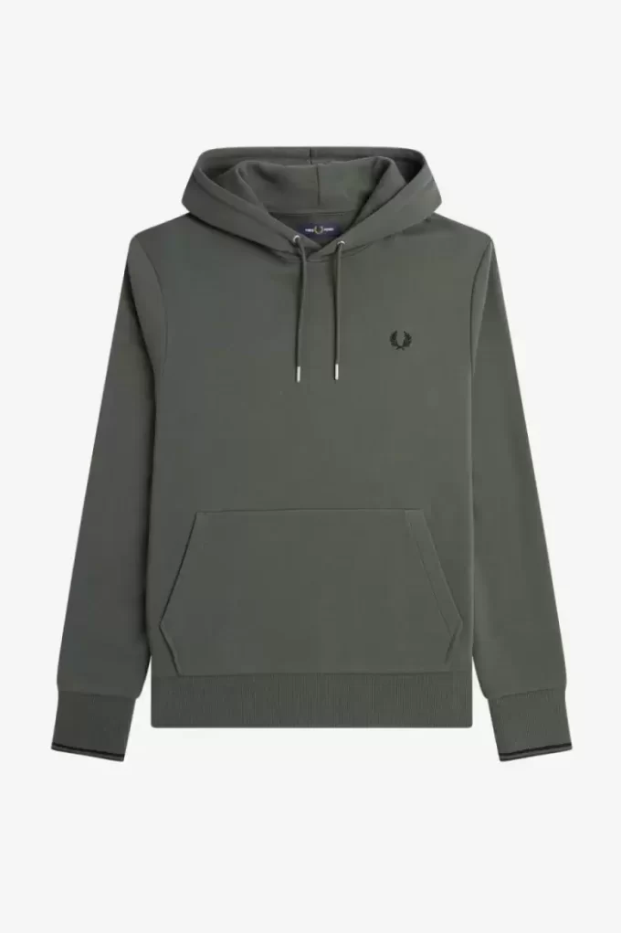 Sudaderas con capucha y ribete para hombre