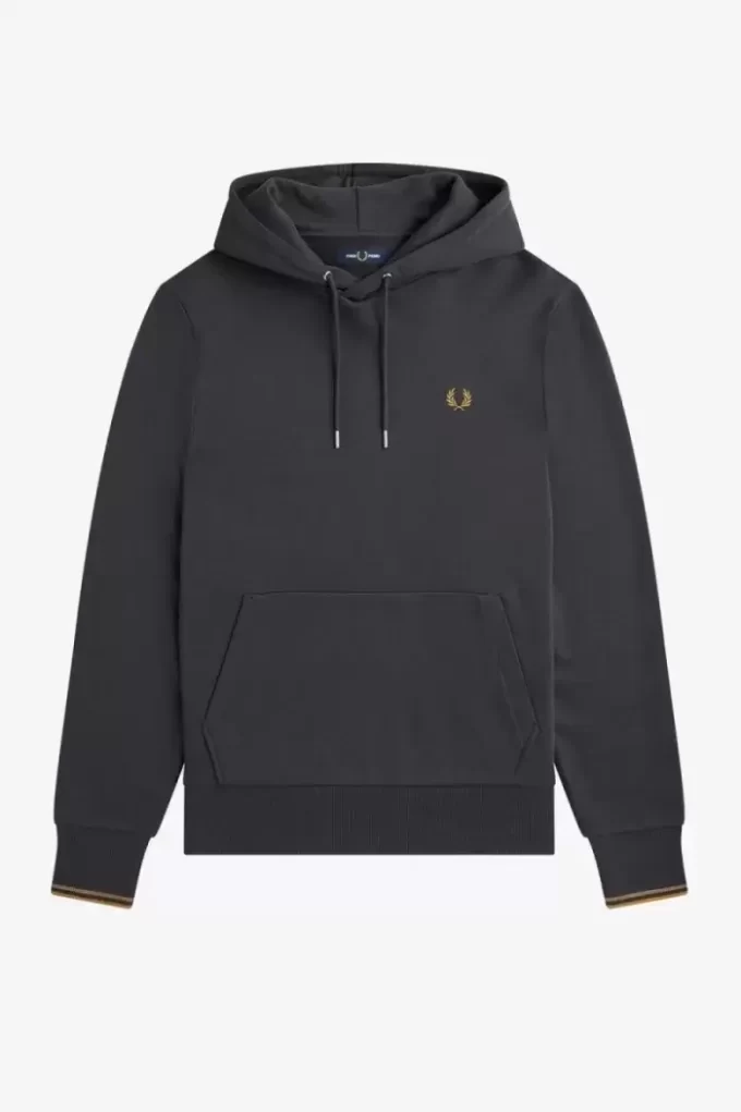 Sudaderas con capucha y ribete para hombre