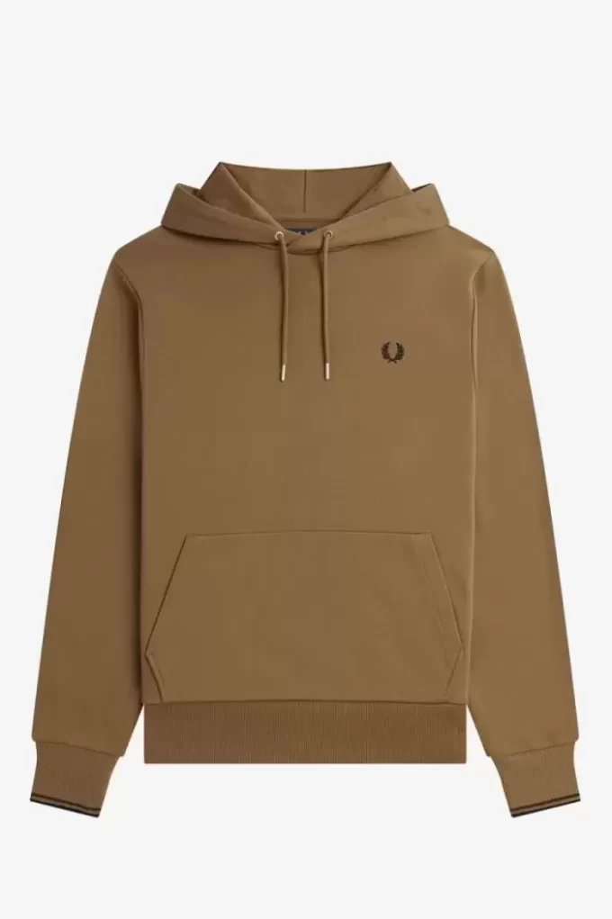 Sudaderas con capucha y ribete para hombre