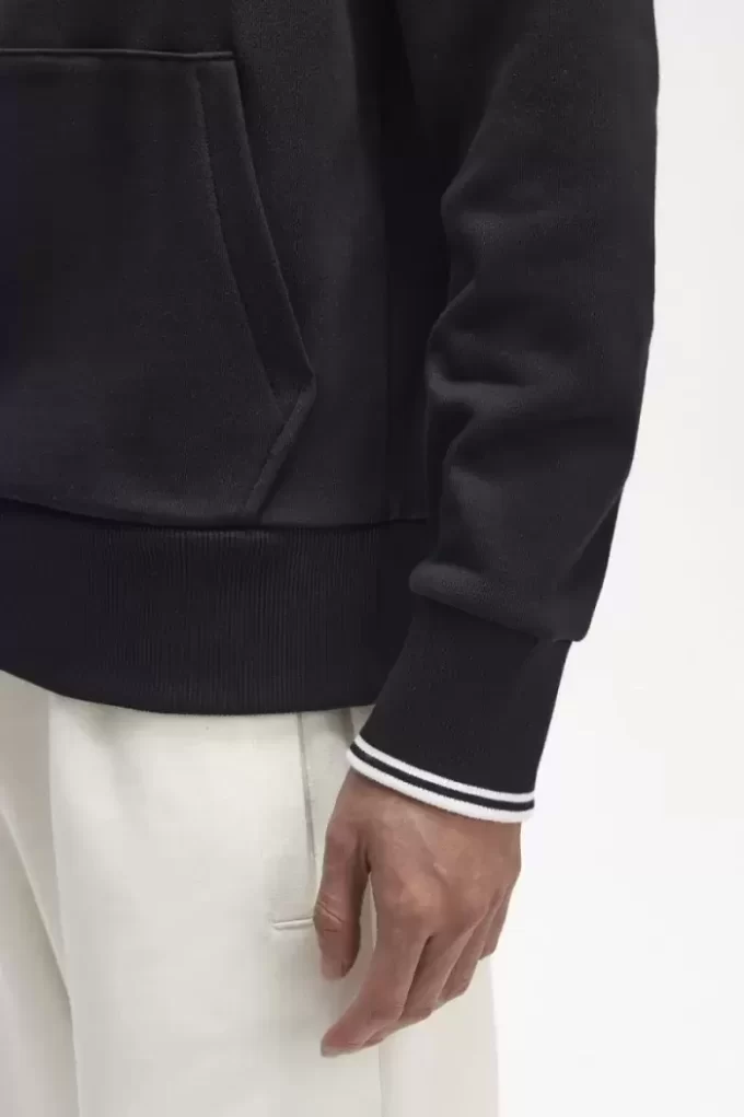 Sudaderas con capucha y ribete para hombre