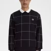 Sudaderas con detalle de cuadrícula para hombre Sudaderas con detalle de cuadrícula para hombre
