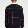 Sudaderas con detalle de cuadrícula para hombre Sudaderas con detalle de cuadrícula para hombre