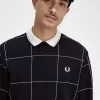 Sudaderas con detalle de cuadrícula para hombre Sudaderas con detalle de cuadrícula para hombre
