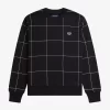 Sudaderas con detalle de cuadrícula para hombre Sudaderas con detalle de cuadrícula para hombre