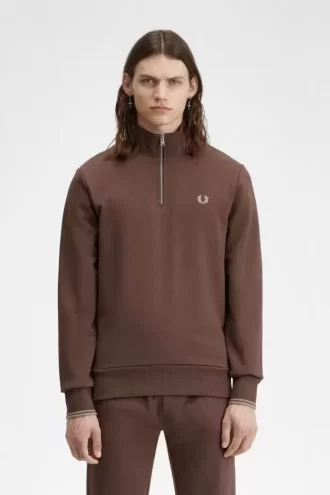 Sudaderas con media cremallera para hombre