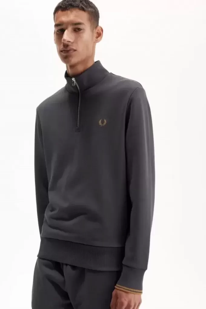 Sudaderas con media cremallera para hombre