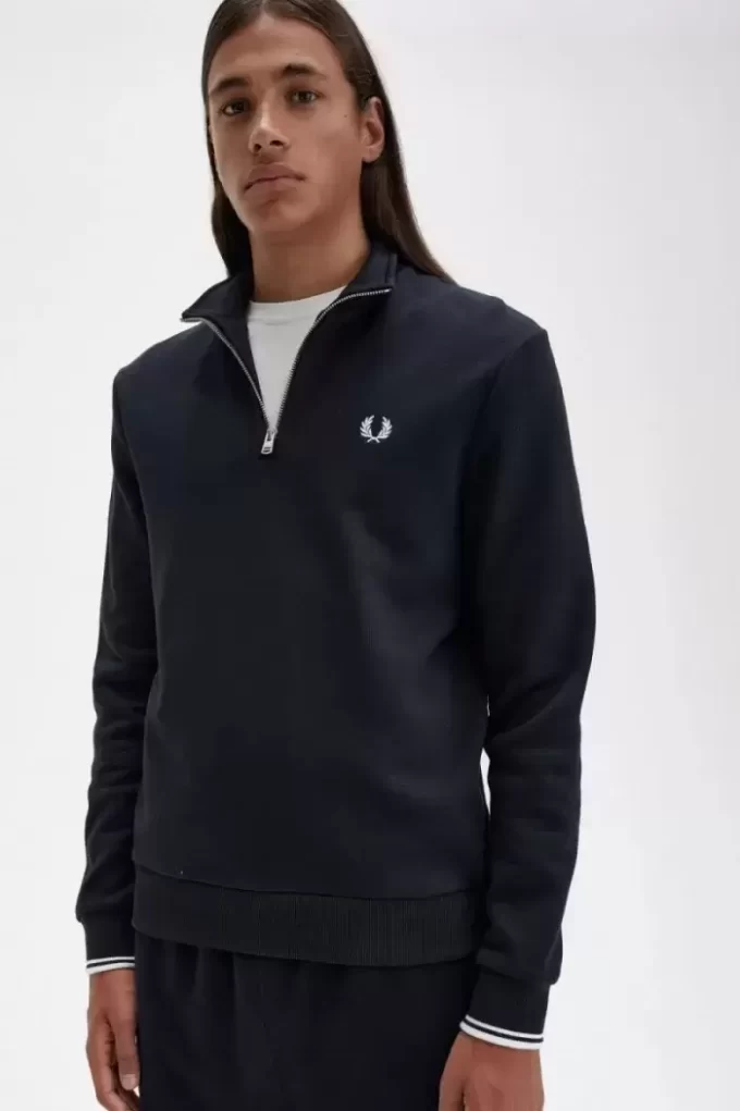 Sudaderas con media cremallera para hombre