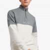 Sudaderas con media cremallera y bloques de color