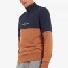 Sudaderas con media cremallera y bloques de color