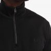 Sudaderas con media cremallera y cinta tonal