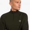Sudaderas con media cremallera y textura inversa