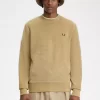 Sudaderas de cuello redondo de toalla para hombre