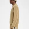 Sudaderas de cuello redondo de toalla para hombre