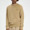 Sudaderas de cuello redondo de toalla para hombre