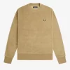 Sudaderas de cuello redondo de toalla para hombre
