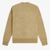 Sudaderas de cuello redondo de toalla para hombre