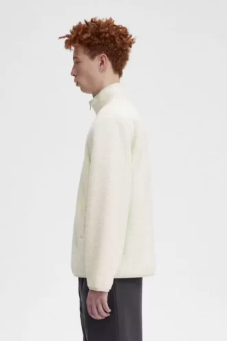 Sudaderas de forro polar Borg con cremallera para hombre