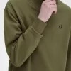 Sudaderas de punto con cuello y cremallera para hombre