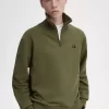Sudaderas de punto con cuello y cremallera para hombre