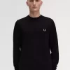 Suéter clásico de cuello redondo para hombre Suéter clásico de cuello redondo para hombre