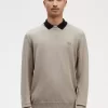 Suéter clásico de cuello redondo para hombre Suéter clásico de cuello redondo para hombre
