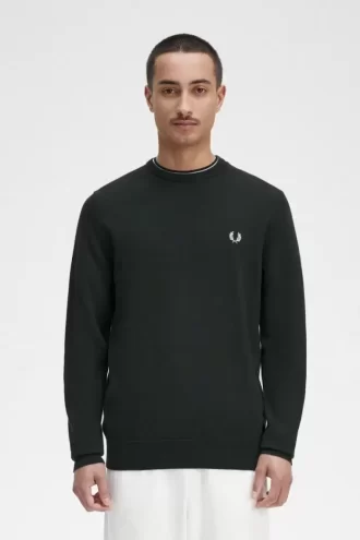 Suéter clásico de cuello redondo para hombre