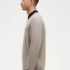 Suéter clásico de cuello redondo para hombre Suéter clásico de cuello redondo para hombre