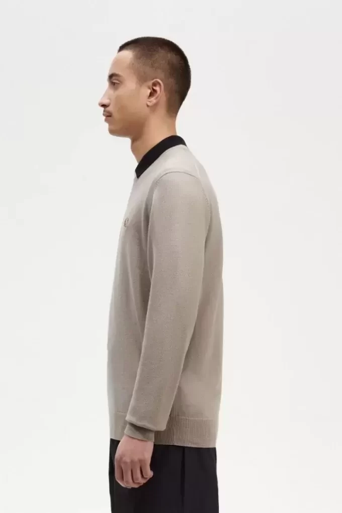 Suéter clásico de cuello redondo para hombre Suéter clásico de cuello redondo para hombre