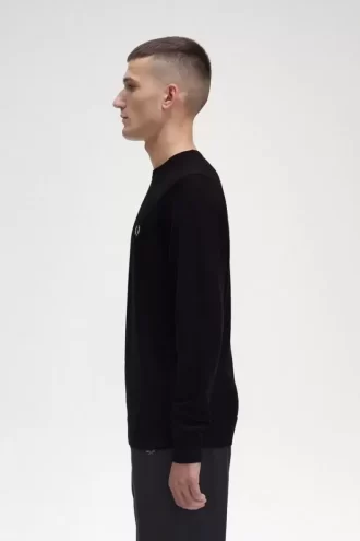 Suéter clásico de cuello redondo para hombre