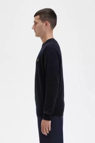 Suéter clásico de cuello redondo para hombre