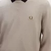Suéter clásico de cuello redondo para hombre Suéter clásico de cuello redondo para hombre