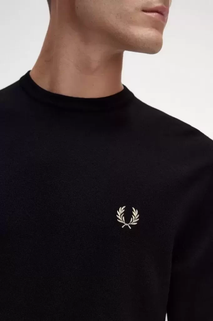 Suéter clásico de cuello redondo para hombre Suéter clásico de cuello redondo para hombre