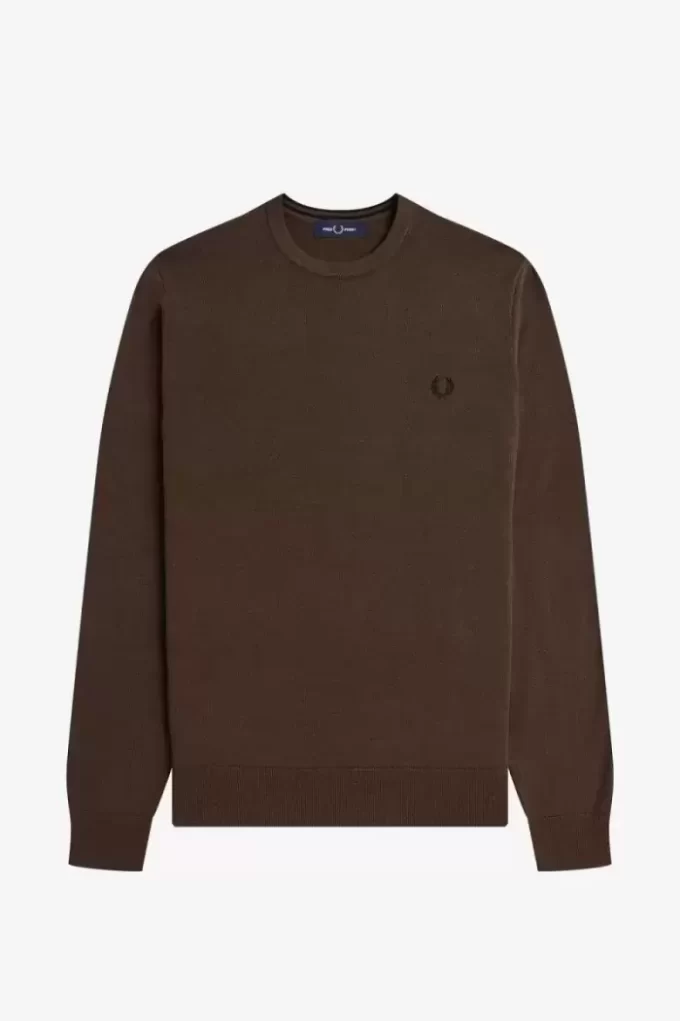 Suéter clásico de cuello redondo para hombre Suéter clásico de cuello redondo para hombre