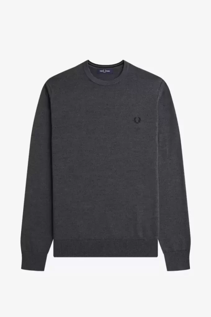 Suéter clásico de cuello redondo para hombre Suéter clásico de cuello redondo para hombre