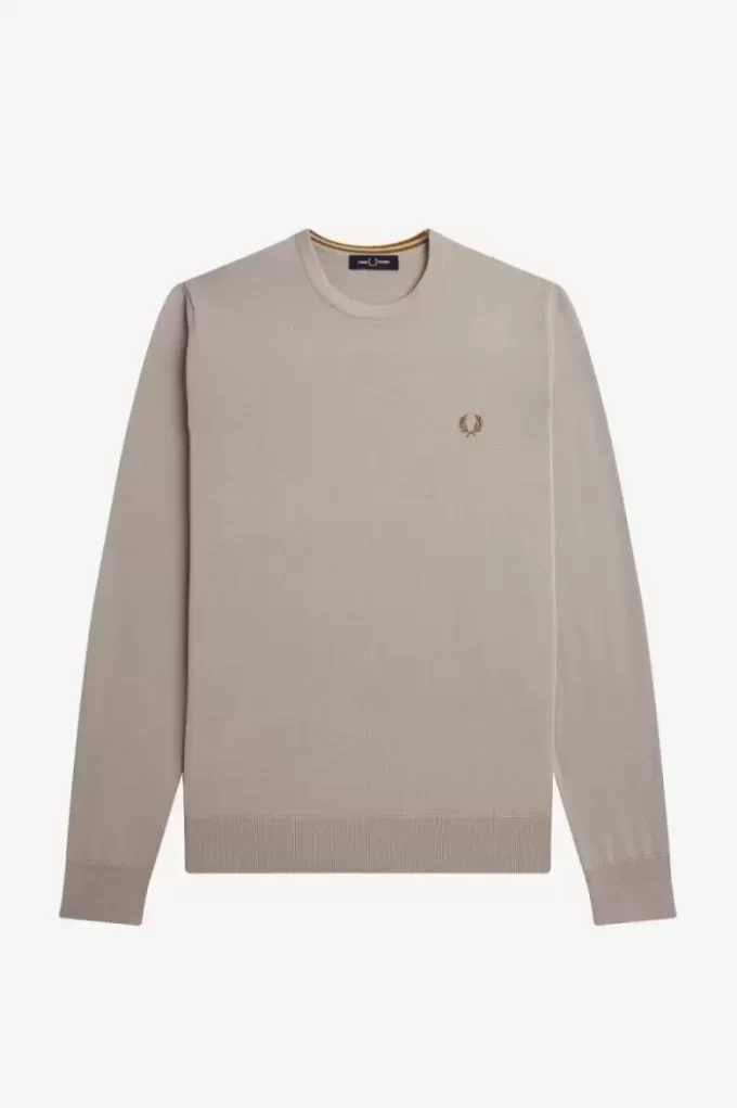 Suéter clásico de cuello redondo para hombre Suéter clásico de cuello redondo para hombre