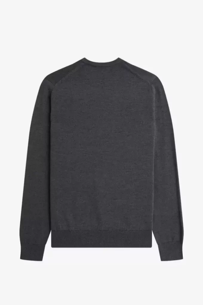 Suéter clásico de cuello redondo para hombre Suéter clásico de cuello redondo para hombre
