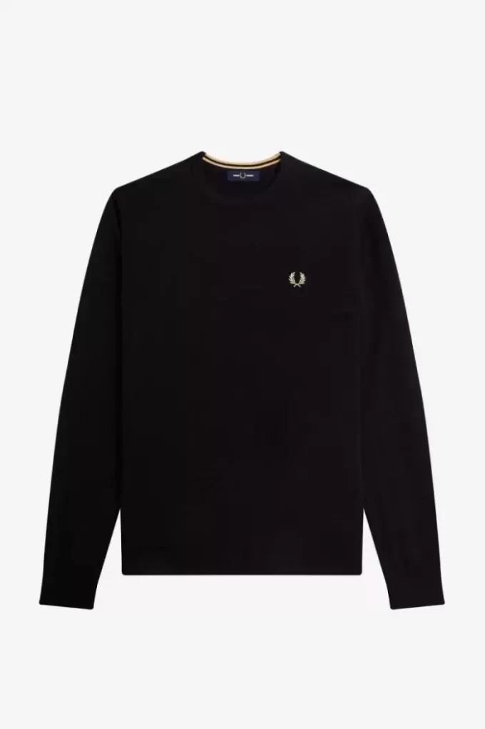 Suéter clásico de cuello redondo para hombre Suéter clásico de cuello redondo para hombre