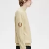 Suéter de cuello alto con corona de laurel para hombre