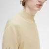 Suéter de cuello alto con corona de laurel para hombre