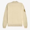 Suéter de cuello alto con corona de laurel para hombre