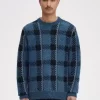 Suéter de tartán Glitch para hombre Suéter de tartán Glitch para hombre