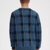 Suéter de tartán Glitch para hombre Suéter de tartán Glitch para hombre