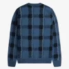 Suéter de tartán Glitch para hombre Suéter de tartán Glitch para hombre
