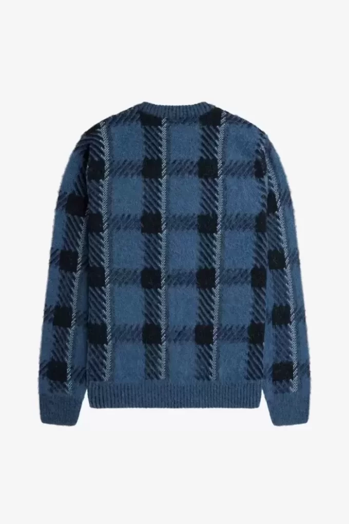 Suéter de tartán Glitch para hombre Suéter de tartán Glitch para hombre