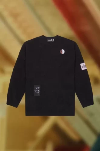Suéter oversize con corona de laurel para hombre Suéter oversize con corona de laurel para hombre